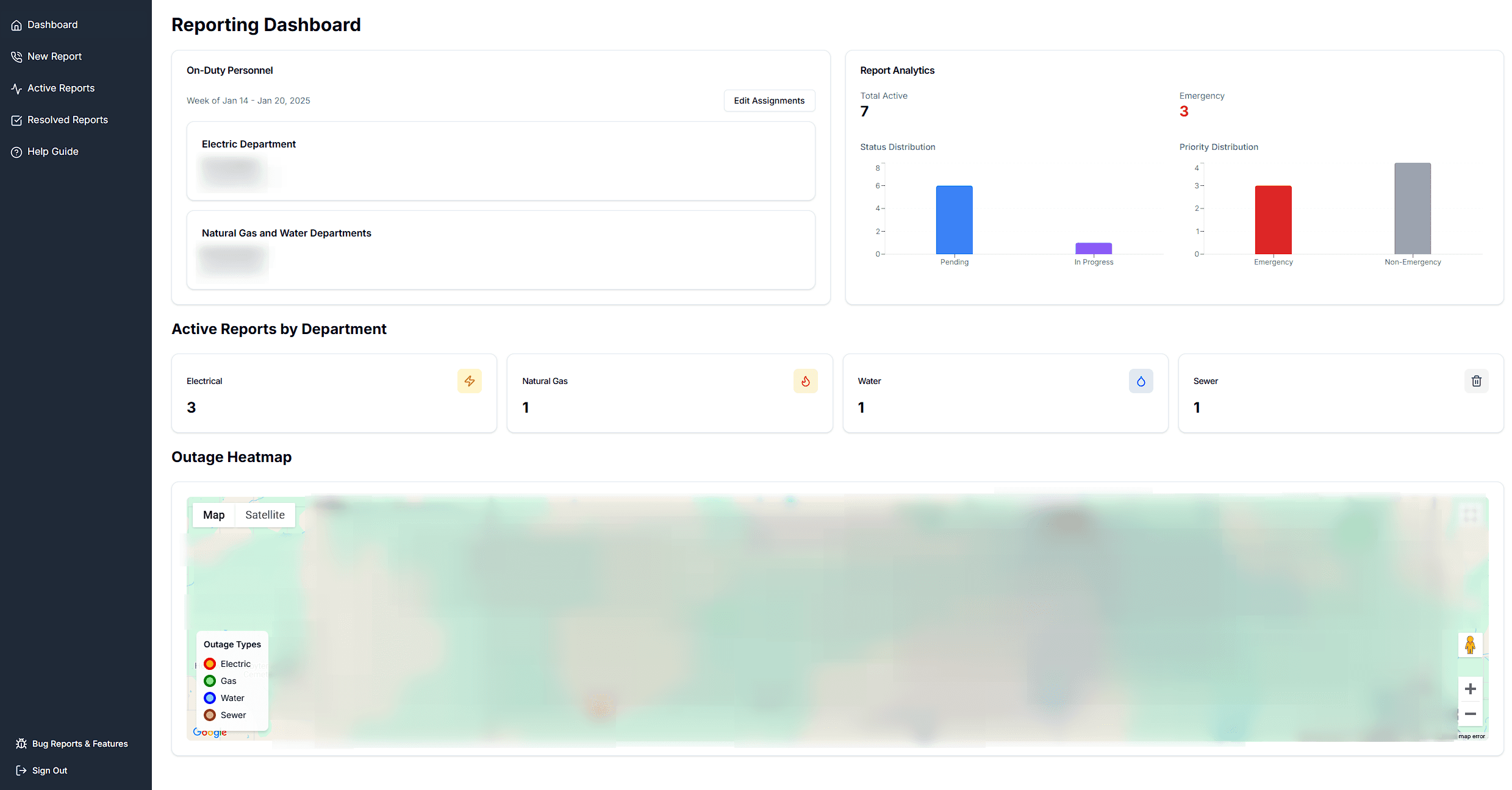 Municipal Outage Management Suite screenshot 1